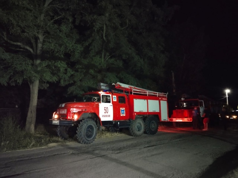 Пожар в частном домовладении в с. Дубовское, Дубовского района